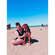 Tyson participe au concours pour gagner de l'argent avec cette photo : beach, bikini, friendship, fun, leg, ocean, people_on_beach, photograph, photography, sand, sea, sitting, sky, snapshot, summer, sun_tanning, swimwear, tourism, turquoise, vacation