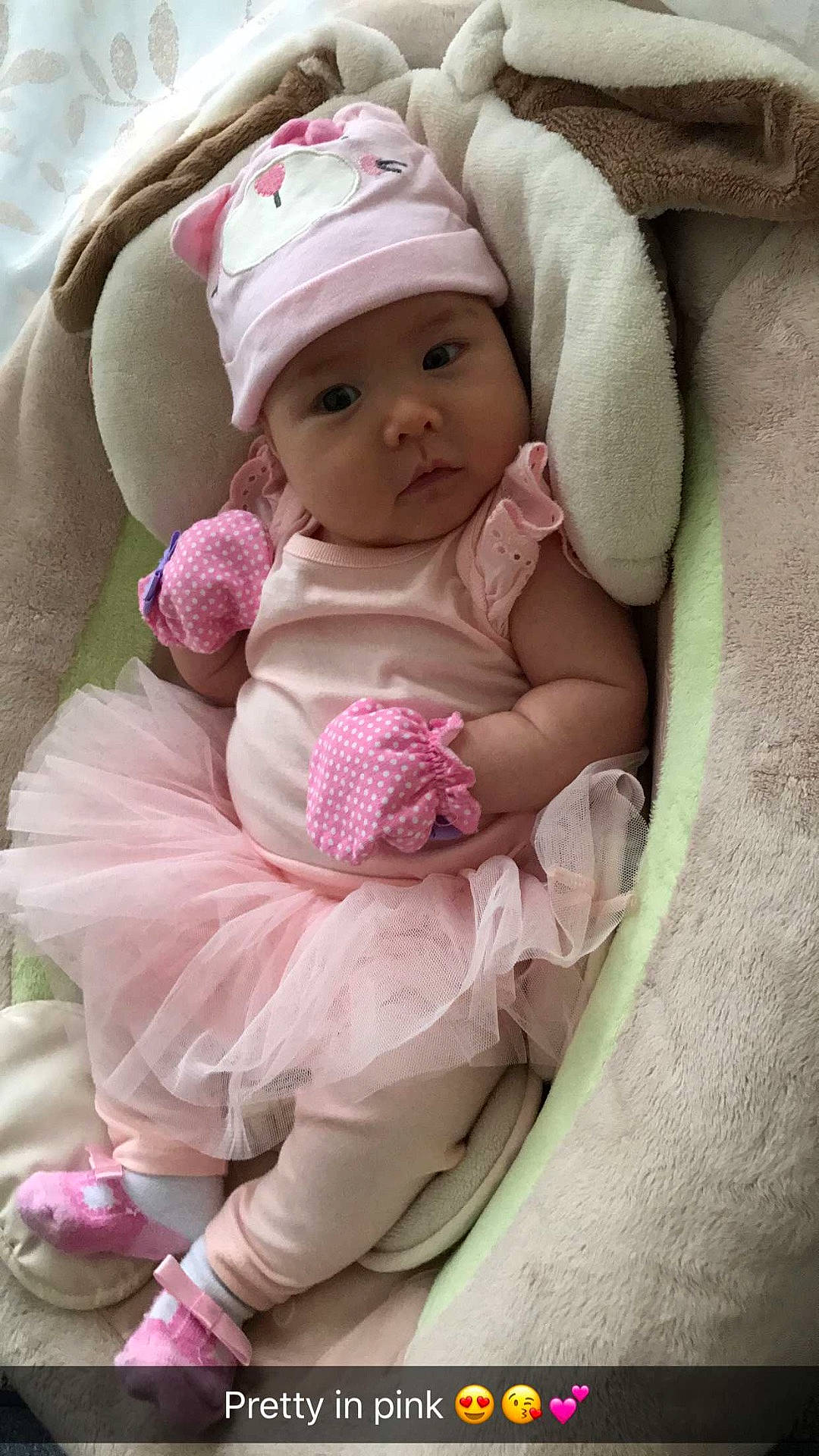 Maria Natalie joined the competition — help win amazing prizes! baby_products, child, girl, headwear, infant, person, pink, product, skin, toddler, toy