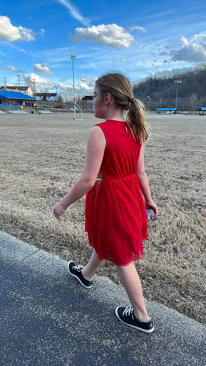 Kaelynn joined the competition — help win amazing prizes! asphalt, beauty, cloud, day_dress, dress, electric_blue, fun, grass, human_leg, knee, long_hair, magenta, one_piece_garment, person, pink, sky, sleeve, standing, summer, thigh