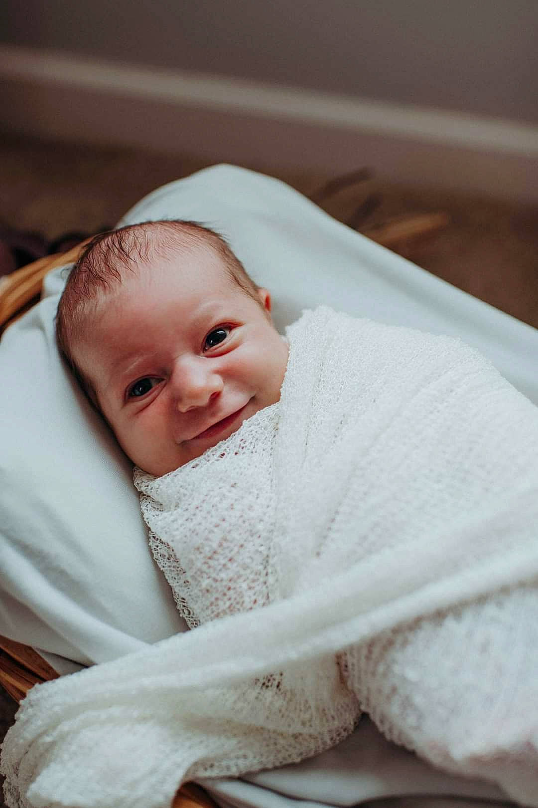 Karlee joined the competition — help win amazing prizes! baby, cheek, child, eye, face, linens, person, photography, portrait_photography, skin, smile, toddler