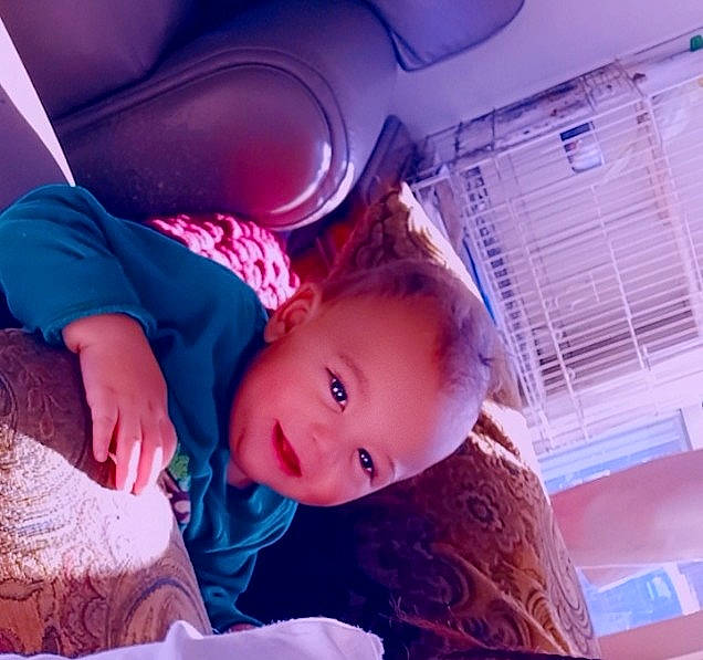 Deion joined the competition — help win amazing prizes! baby, baby_products, baby_toddler_clothing, cheek, child, comfort, eyelash, fun, happy, iris, lip, magenta, nose, person, pink, purple, room, sitting, skin, toddler