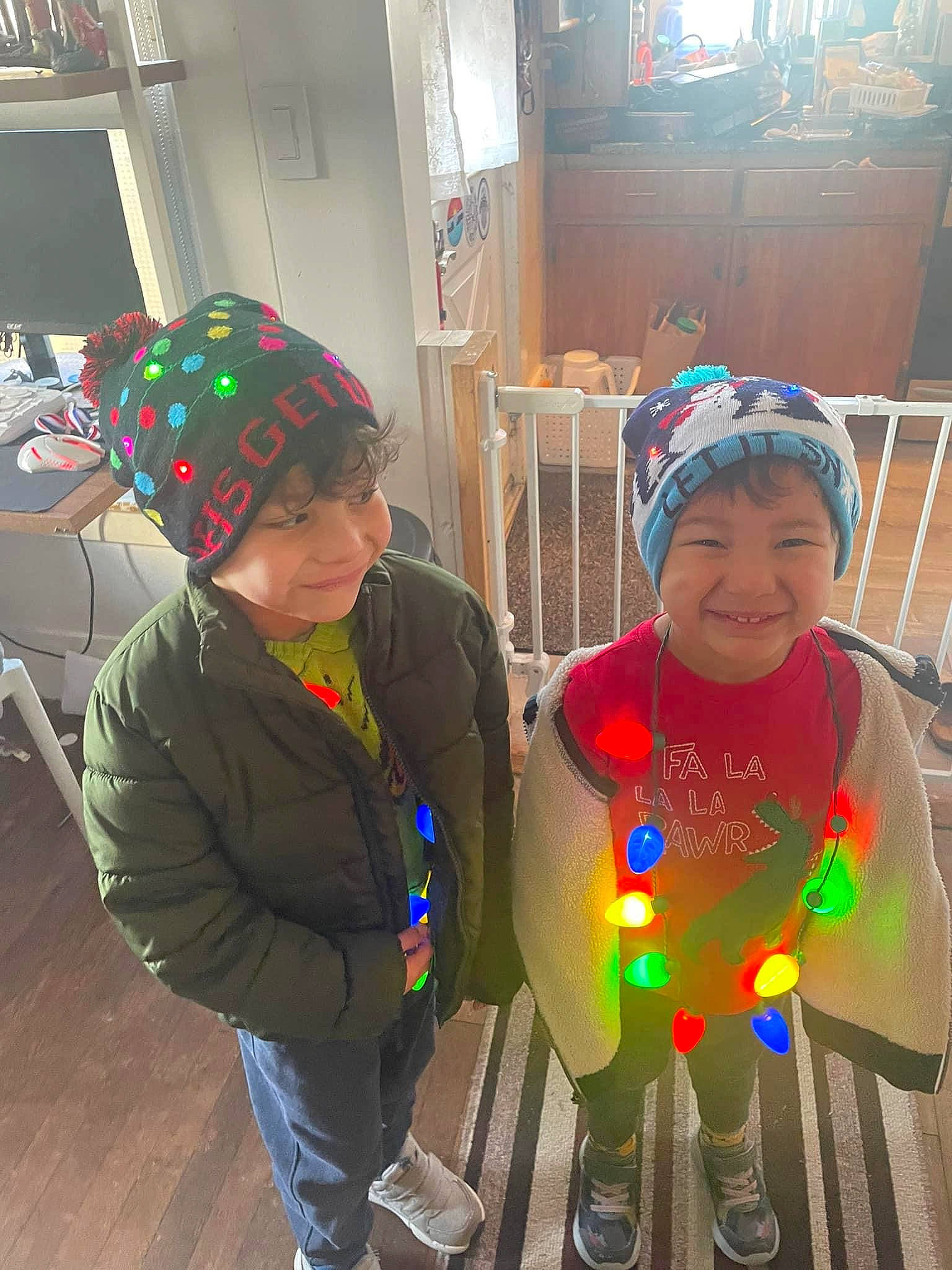 Yamil joined the competition — help win amazing prizes! boot, cap, child, costume, event, eyewear, flooring, fun, happy, holiday, hoodie, joy, leisure, party_supply, person, personal_protective_equipment, play, room, smile, toddler