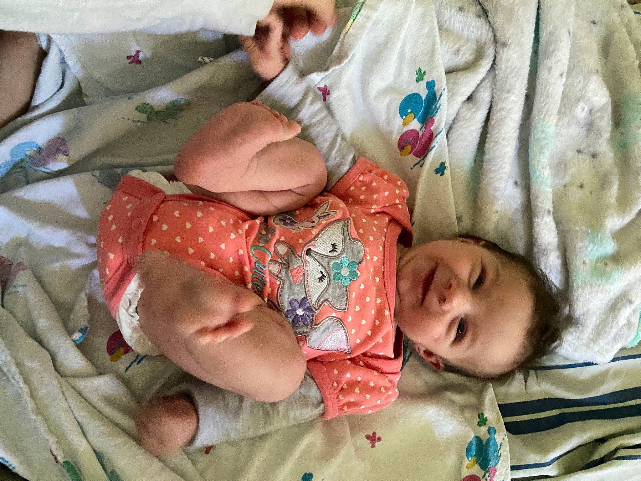 Jeannette is registered to the contest to win money with this photo: baby, bedtime, birth, child, childbirth, joy, nap, person, sleep, toddler