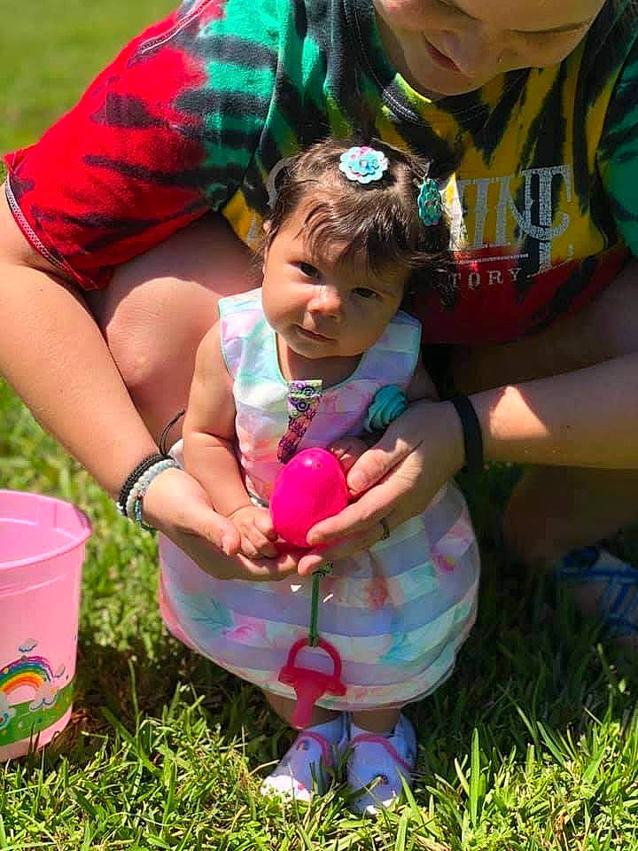 Kyla joined the competition — help win amazing prizes! child, easter, easter_egg, fun, grass, holiday, person, play, summer, toddler