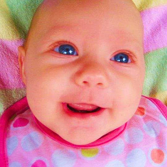 Kylee Jo joined the competition — help win amazing prizes! baby, baby_making_funny_faces, beauty, cheek, child, chin, close_up, eye, eyebrow, face, facial_expression, forehead, head, lip, mouth, nose, person, pink, skin, smile