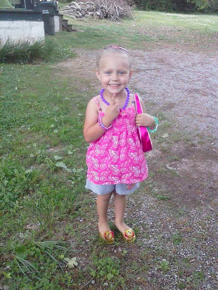 Kylee Jo joined the competition — help win amazing prizes! barefoot, child, dress, fun, grass, joy, pattern, person, pink, plant, play, smile, summer, toddler, vacation