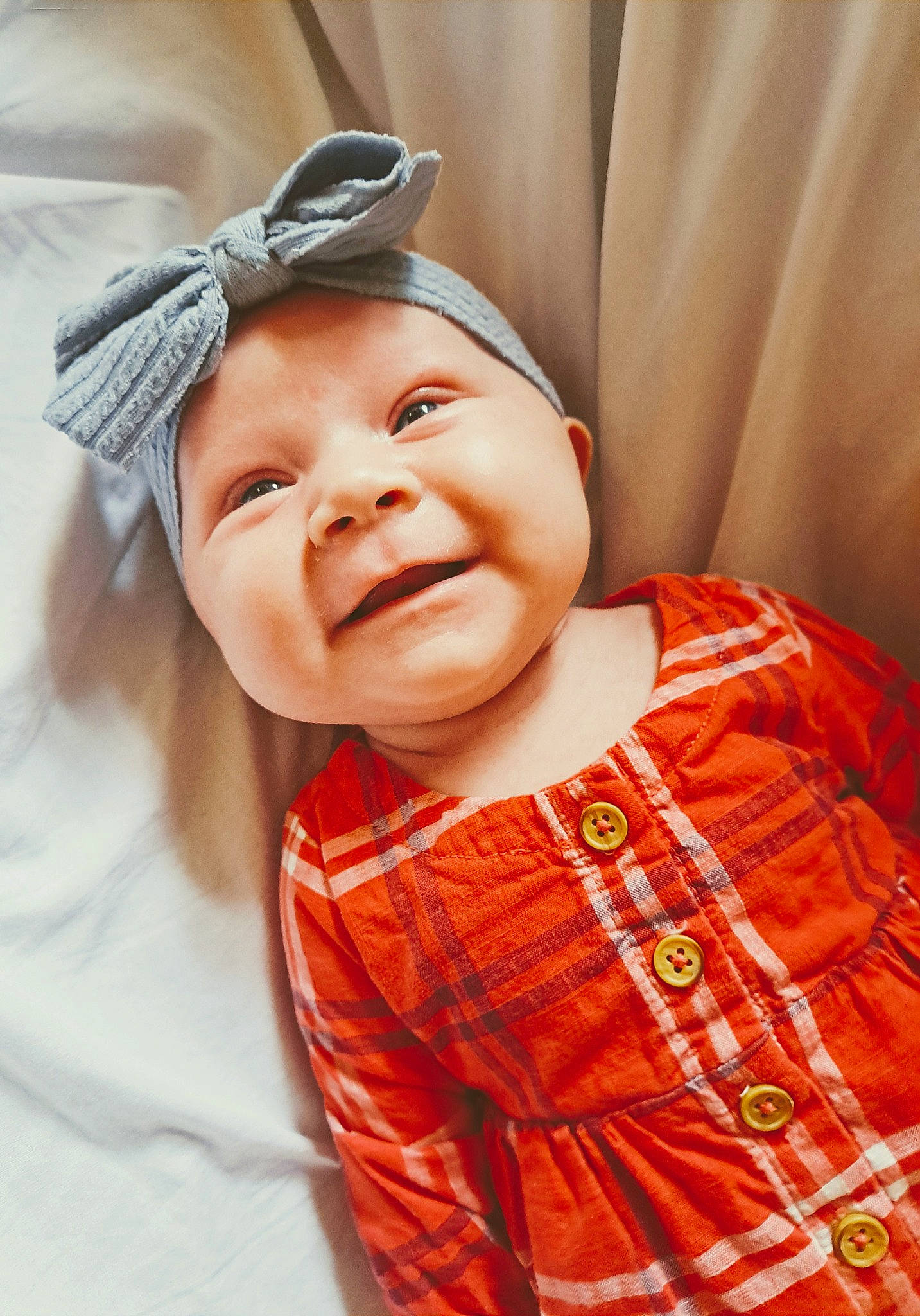 Charleigh joined the competition — help win amazing prizes! baby, baby_laughing, baby_toddler_clothing, cap, cheek, child, collar, comfort, eye, face, fashion_accessory, fun, gesture, happy, head, headgear, headwear, person, skin, sleeve