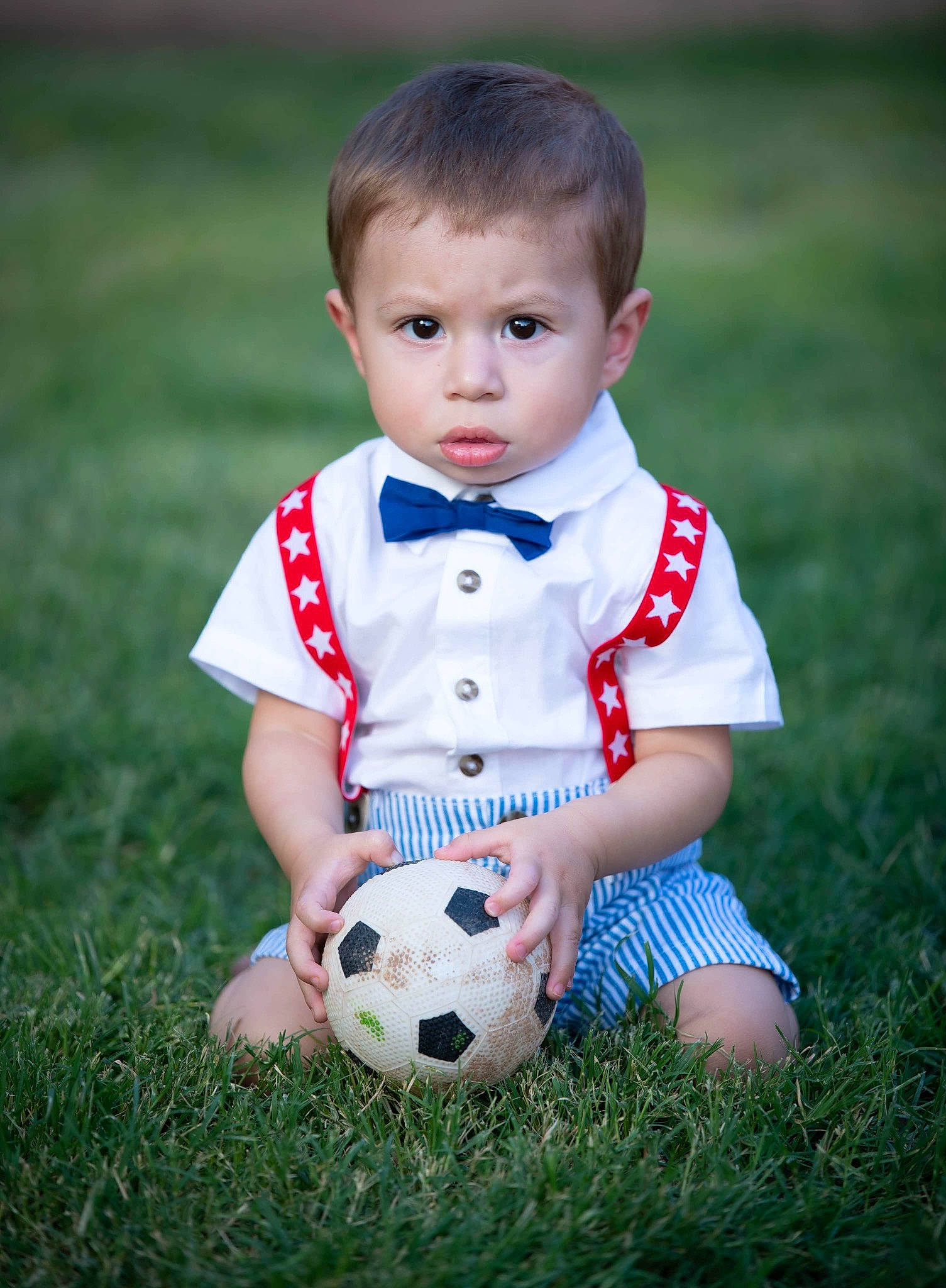 Marcus joined the competition — help win amazing prizes! baby, baby_toddler_clothing, ball, dress, flash_photography, flooring, football, fun, grass, grass_family, happy, human_body, leisure, mammal, nature, people_in_nature, person, plant, soccer, sports_equipment
