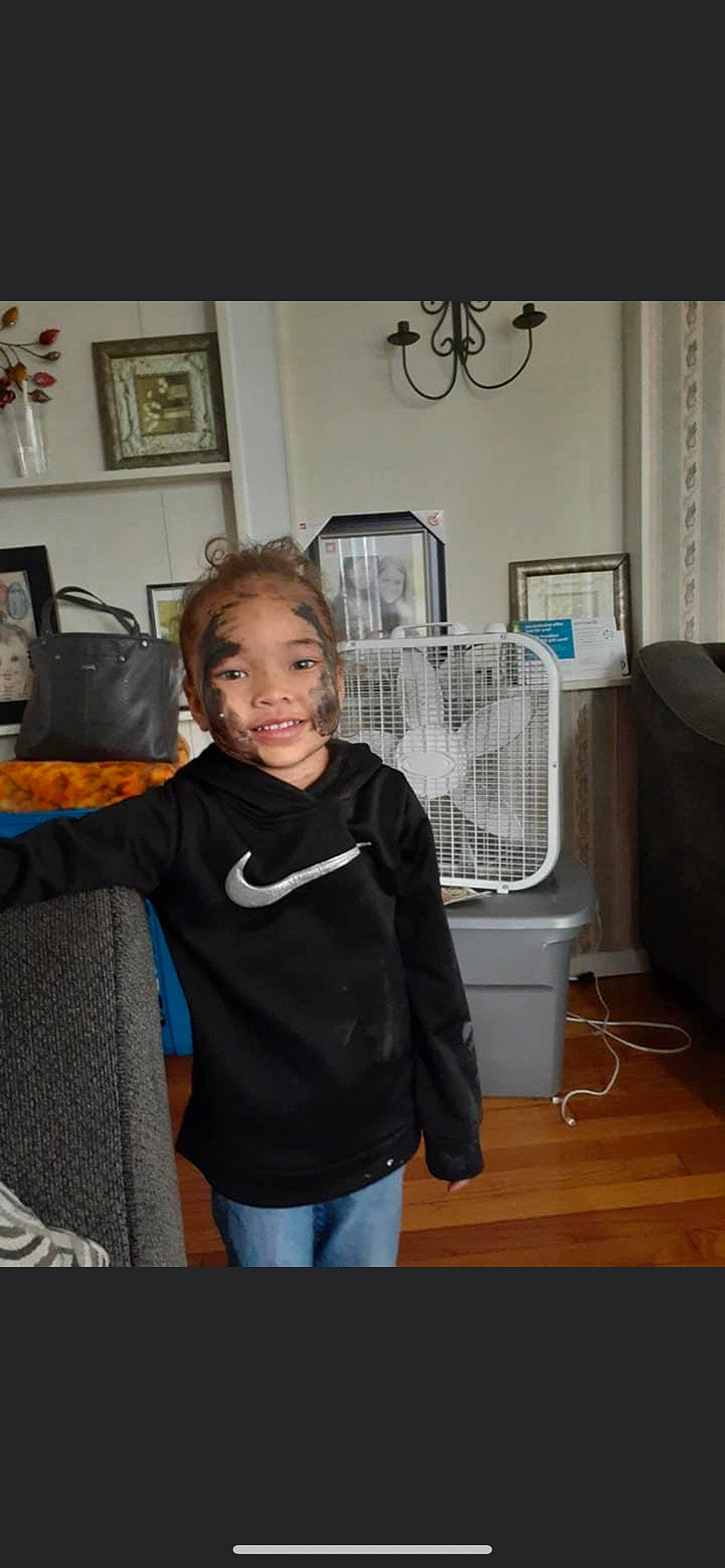 Honesty joined the competition — help win amazing prizes! backpack, bag, chair, child, cooking, event, flooring, happy, hardwood, home_appliance, homemaker, joy, kitchen, luggage_and_bags, major_appliance, person, picture_frame, room, sitting, sleeve