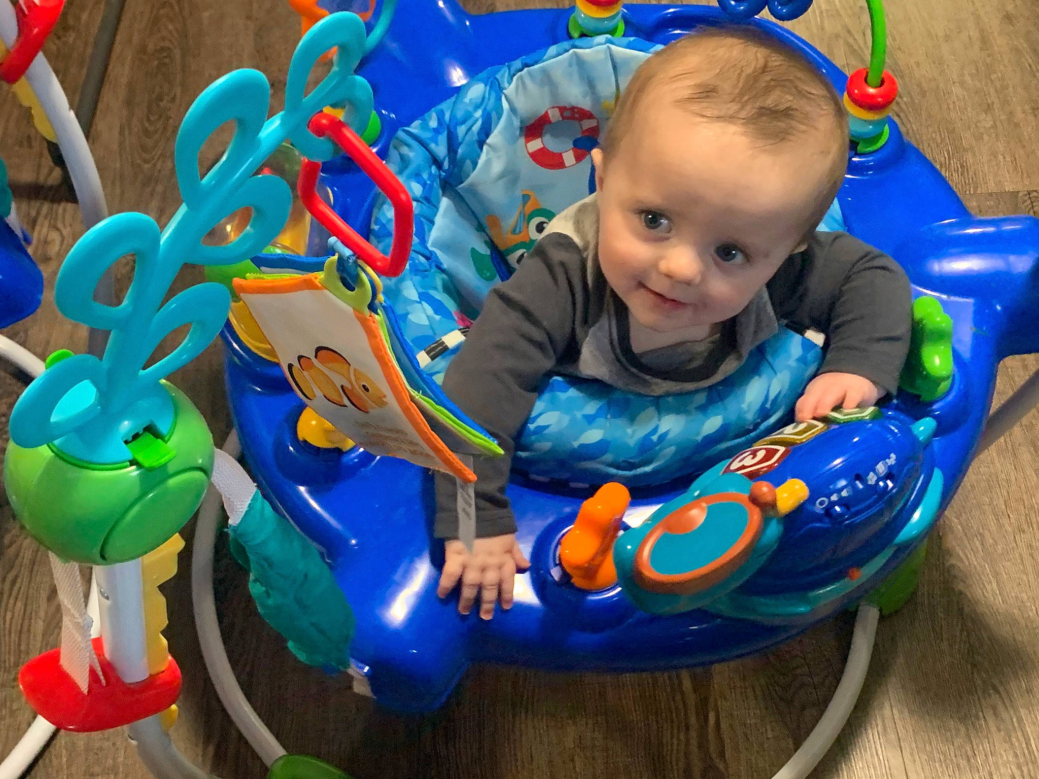 River is registered to the contest to win money with this photo: baby, baby_products, baby_toys, child, fun, leisure, person, play, product, smile, toddler, toy