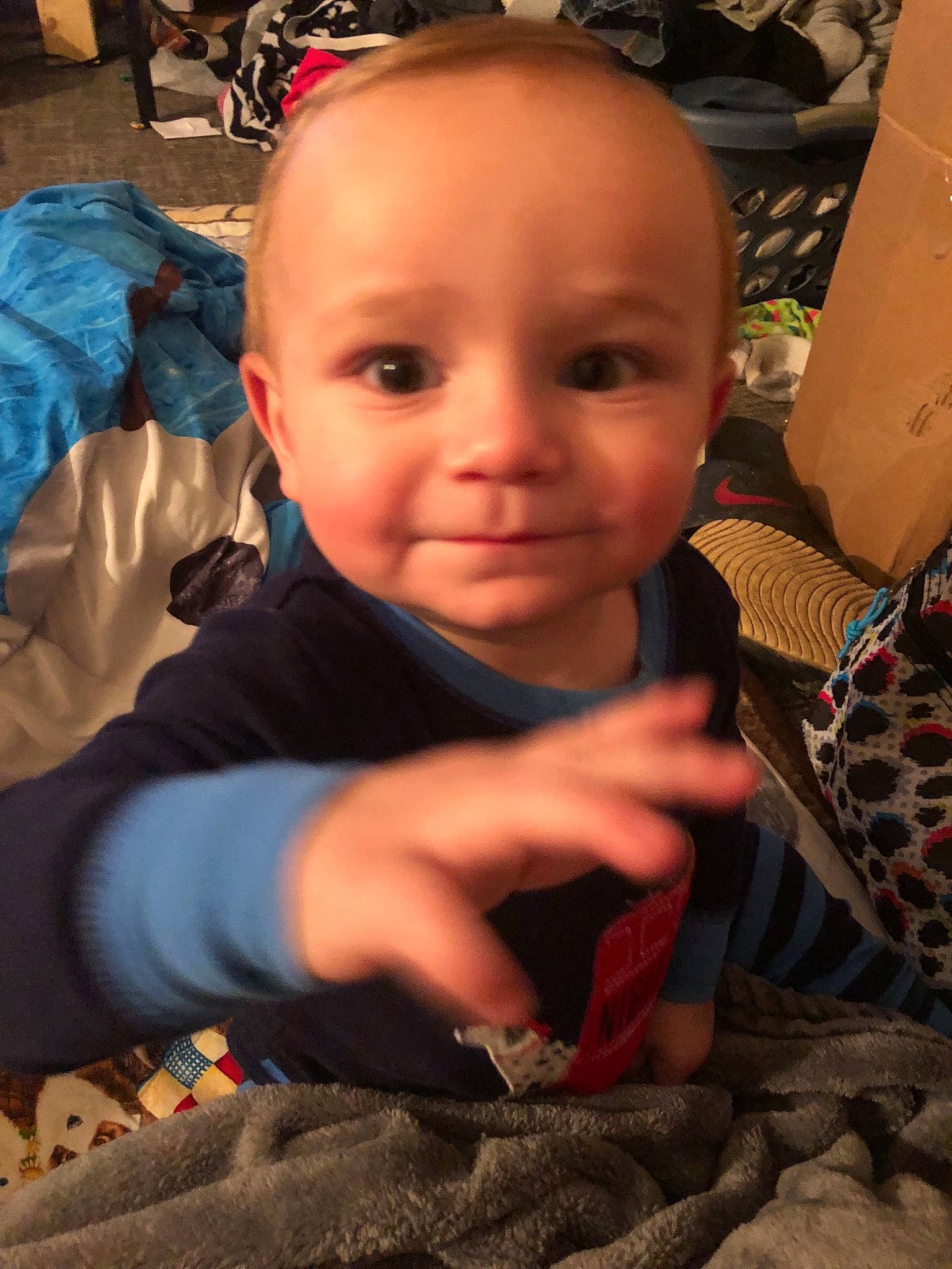 Dallas is registered to the contest to win money with this photo: adaptation, baby, cheek, child, eye, face, finger, forehead, hand, head, nose, person, play, skin, smile, thumb, toddler