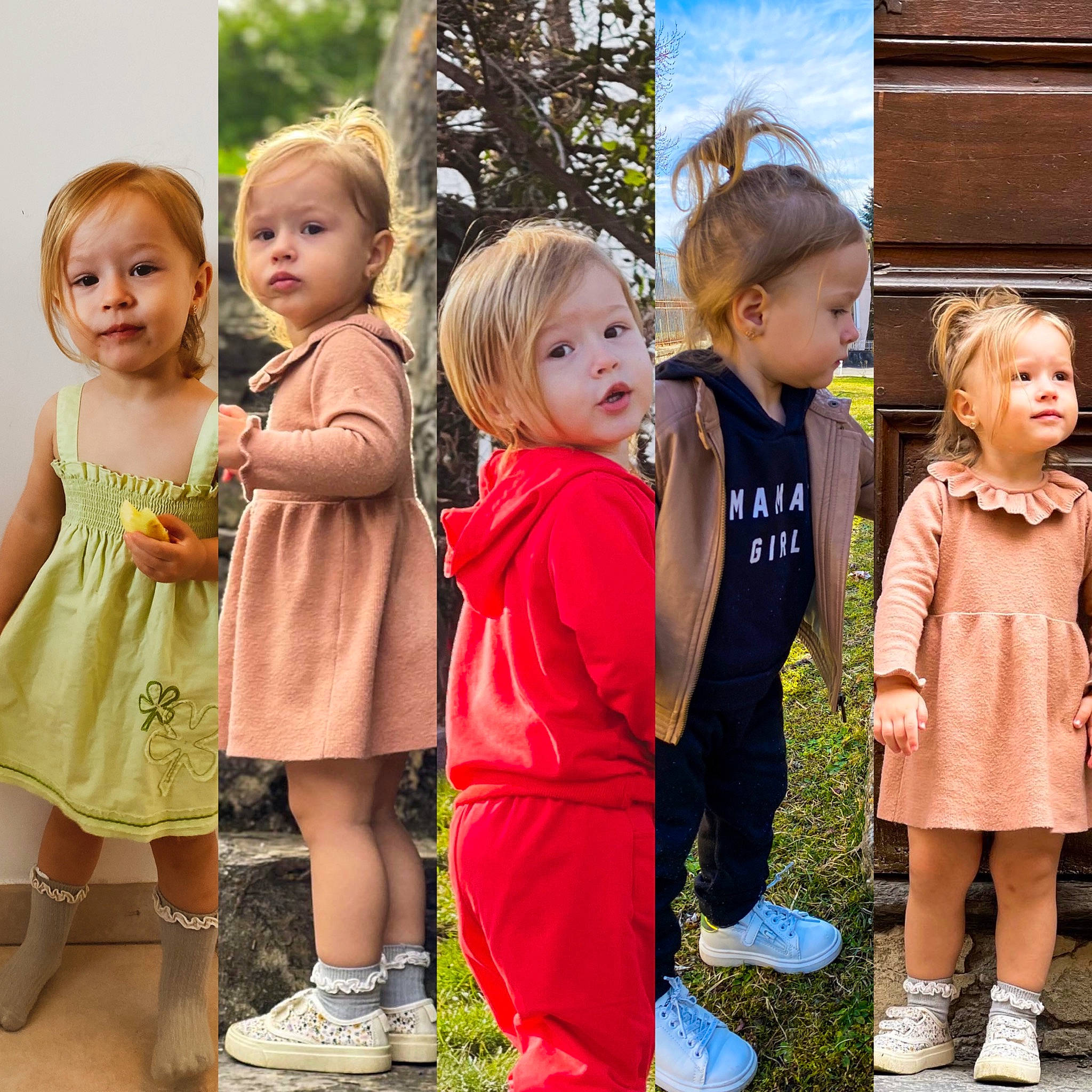 Mia participe au concours pour gagner de l'argent avec cette photo : baby_toddler_clothing, child, event, footwear, friendship, fun, gesture, grass, happy, head, leisure, people_in_nature, person, plant, recreation, sharing, shoe, sitting, spring, toddler