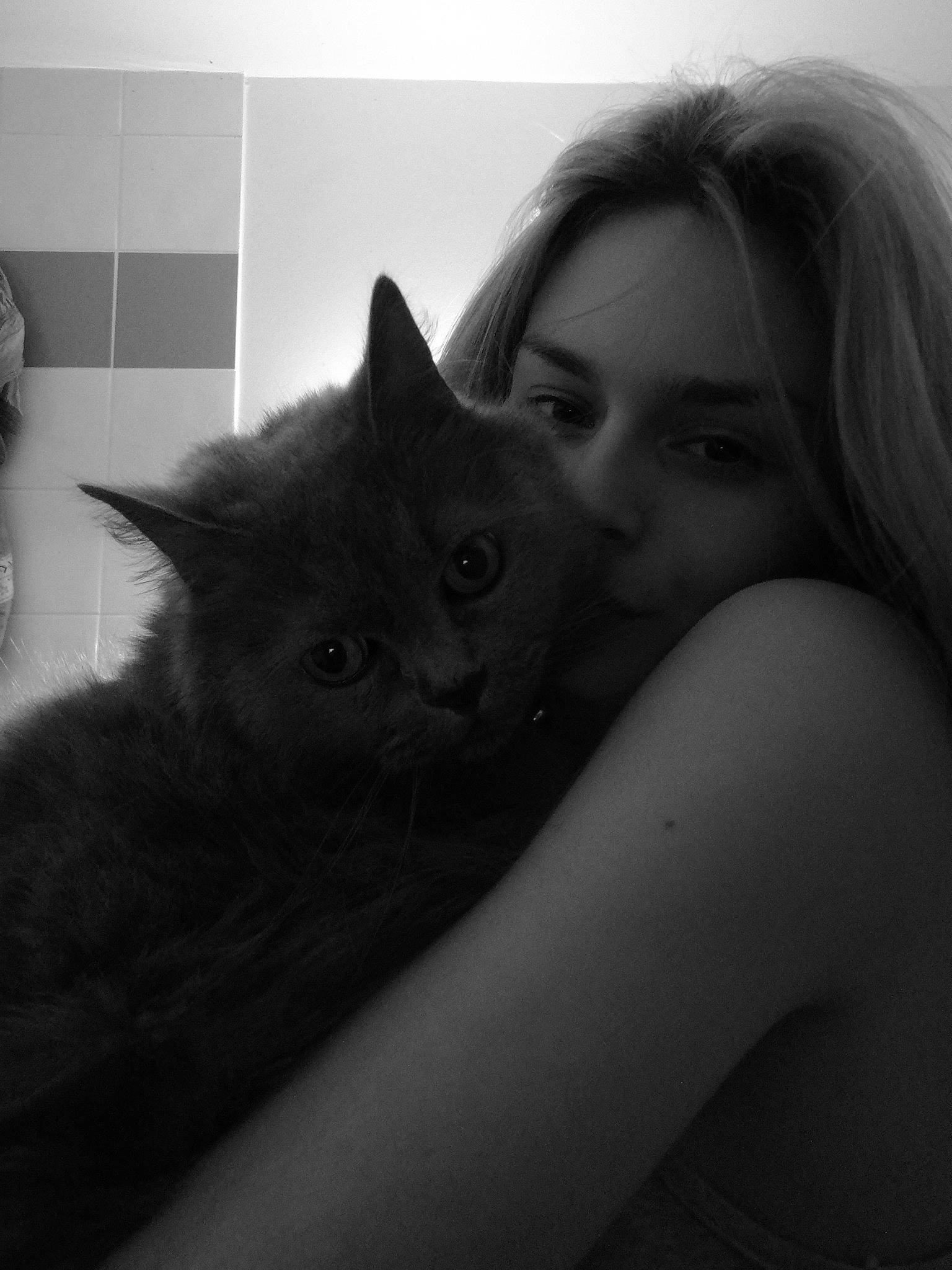 Napoléon a rejoint le concours — aidez-le/la à gagner de superbes lots ! beauty, black, black_and_white, black_cat, black_hair, blond, cat, eye, face, felidae, hair, lip, monochrome, nose, organ, skin, small_to_medium_sized_cats, snapshot, whiskers, white