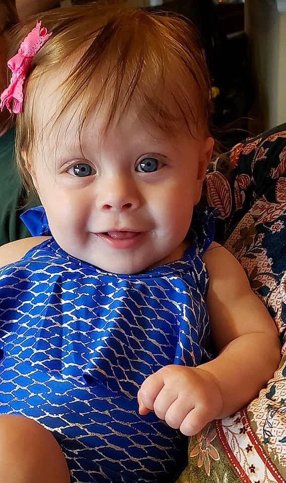 Madeleine is registered to the contest to win money with this photo: baby, beauty, brown_hair, cheek, child, child_model, eye, face, hair, iris, neck, person, portrait_photography, skin, smile, toddler