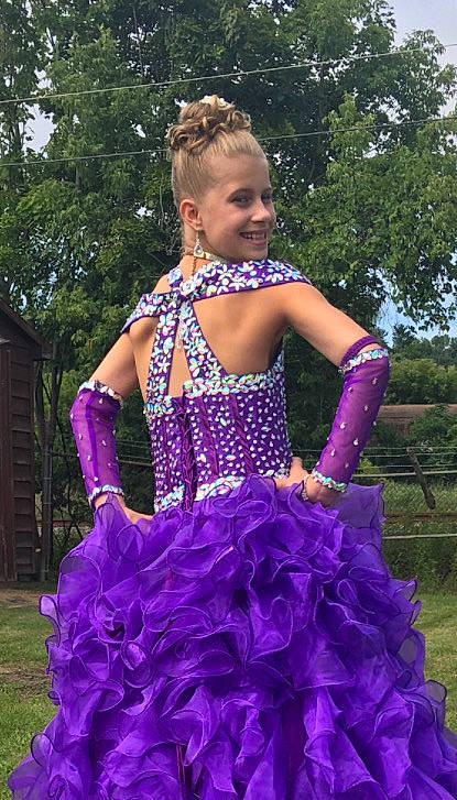 Lexus joined the competition — help win amazing prizes! clothing, cocktail_dress, costume, dress, embellishment, event, fashion, fashion_accessory, formal_wear, gown, haute_couture, joy, lavender, person, purple, ruffle, shoulder, textile, violet