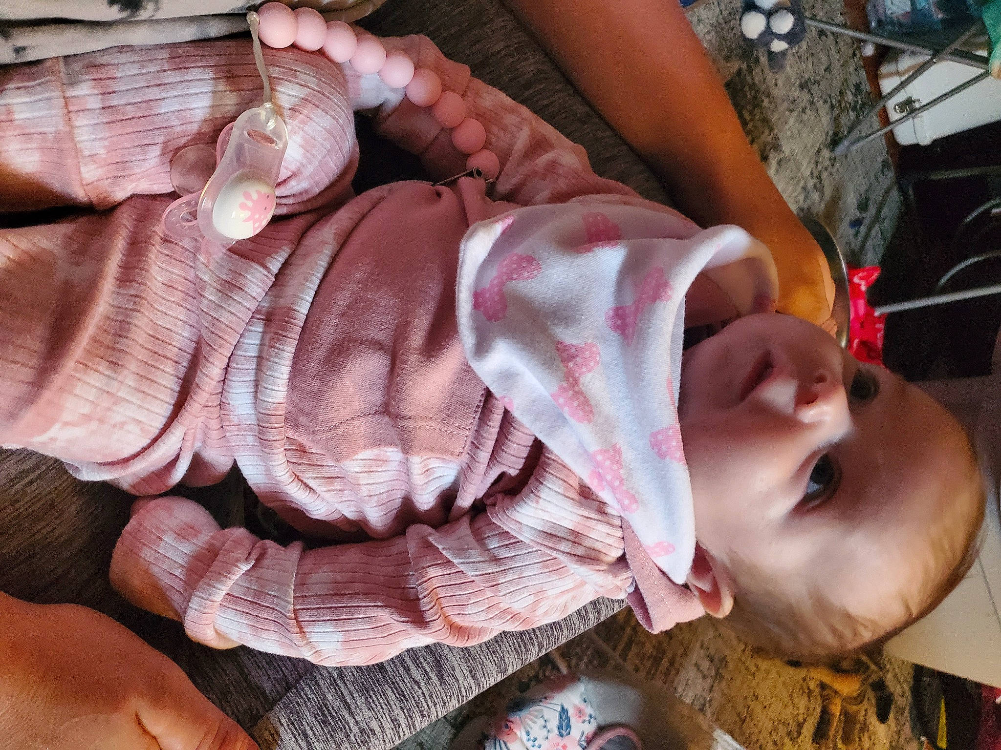 Davina is registered to the contest to win money with this photo: baby, child, cool, eyelash, eyewear, fashion_accessory, flesh, fun, grass, hand, headgear, lip, mouth, nail, person, pink, skin, thumb, toddler, tree