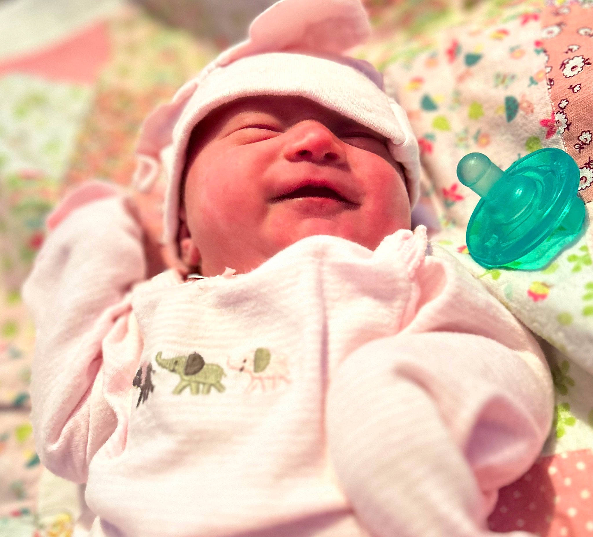 Aurora joined the competition — help win amazing prizes! baby, baby_products, baby_sleeping, baby_toddler_clothing, carmine, cheek, child, comfort, event, grass, happy, headwear, linens, pattern, peach, people_in_nature, person, pink, sleeve, textile