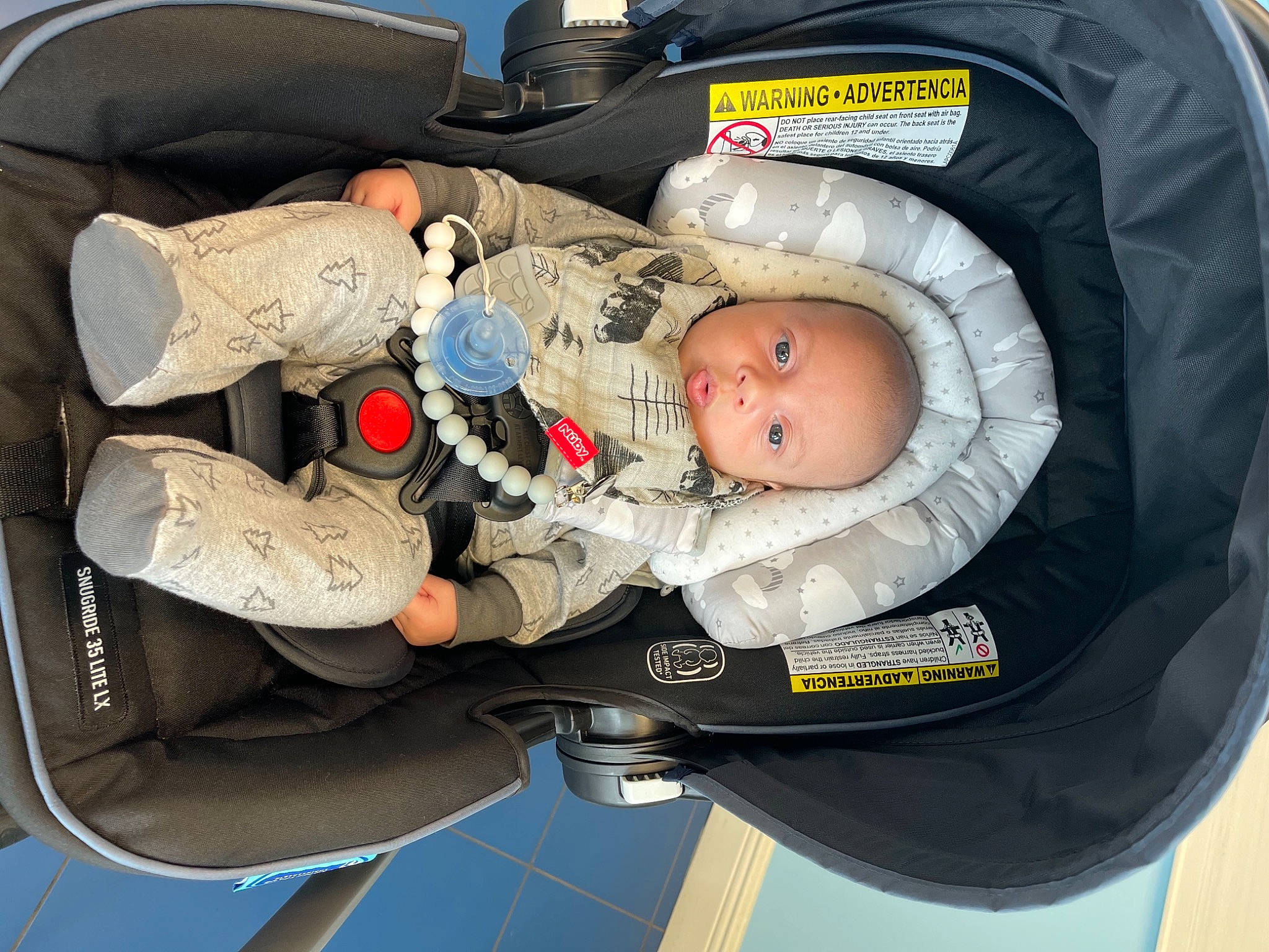 Bryan joined the competition — help win amazing prizes! auto_part, baby, baby_carriage, baby_products, baby_safety, baby_sleeping, baby_toddler_clothing, bag, car_seat, carmine, child, comfort, hand, lap, motor_vehicle, person, product, sitting, toddler, walking_shoe