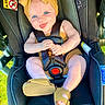 Natalie is registered to the contest to win money with this photo: accessories, baby, clothing, coat, costume, face, footwear, grass, hat, head, jacket, person, photography, plant, portrait, sandal, shoe, sunglasses, transportation, vehicle