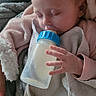 baby, blanket, bottle, child, clothing, couch, cozy, face, hand, indoors, infant, milk, nap, peaceful, portrait, relaxation, rest, sleeping, soft, toddler