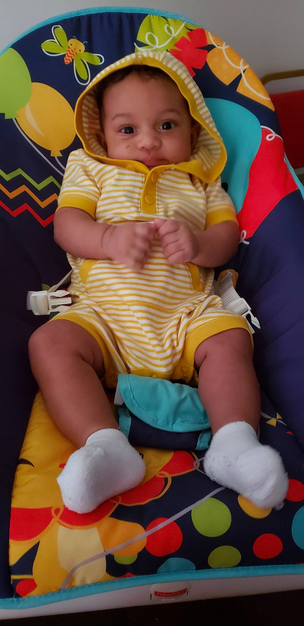 Kal-el joined the competition — help win amazing prizes! arm, baby, baby_products, baby_toys, cheek, child, eye, finger, head, lap, leg, mouth, person, play, product, sitting, skin, textile, thigh, toddler