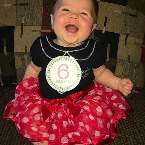 Blakelyn is registered to the contest to win money with this photo: child, infant, pattern, toddler