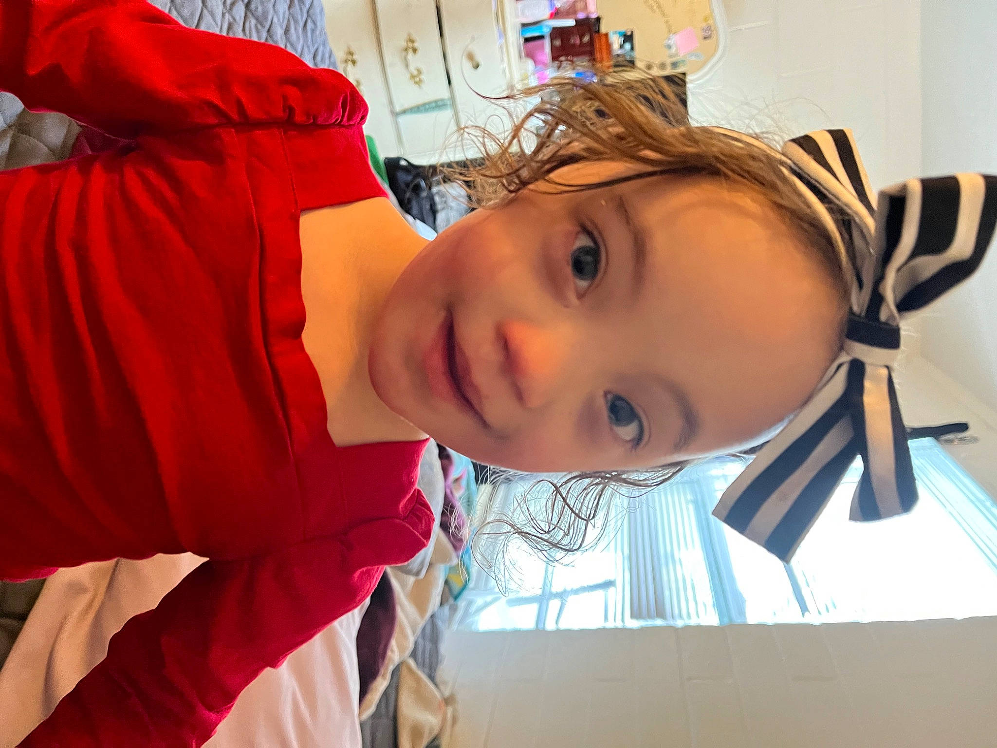 Ariya joined the competition — help win amazing prizes! child, electric_blue, eye, eyebrow, eyelash, fashion_accessory, fun, hair_coloring, happy, hearing, joy, mouth, neck, person, room, smile, uniform, vacation