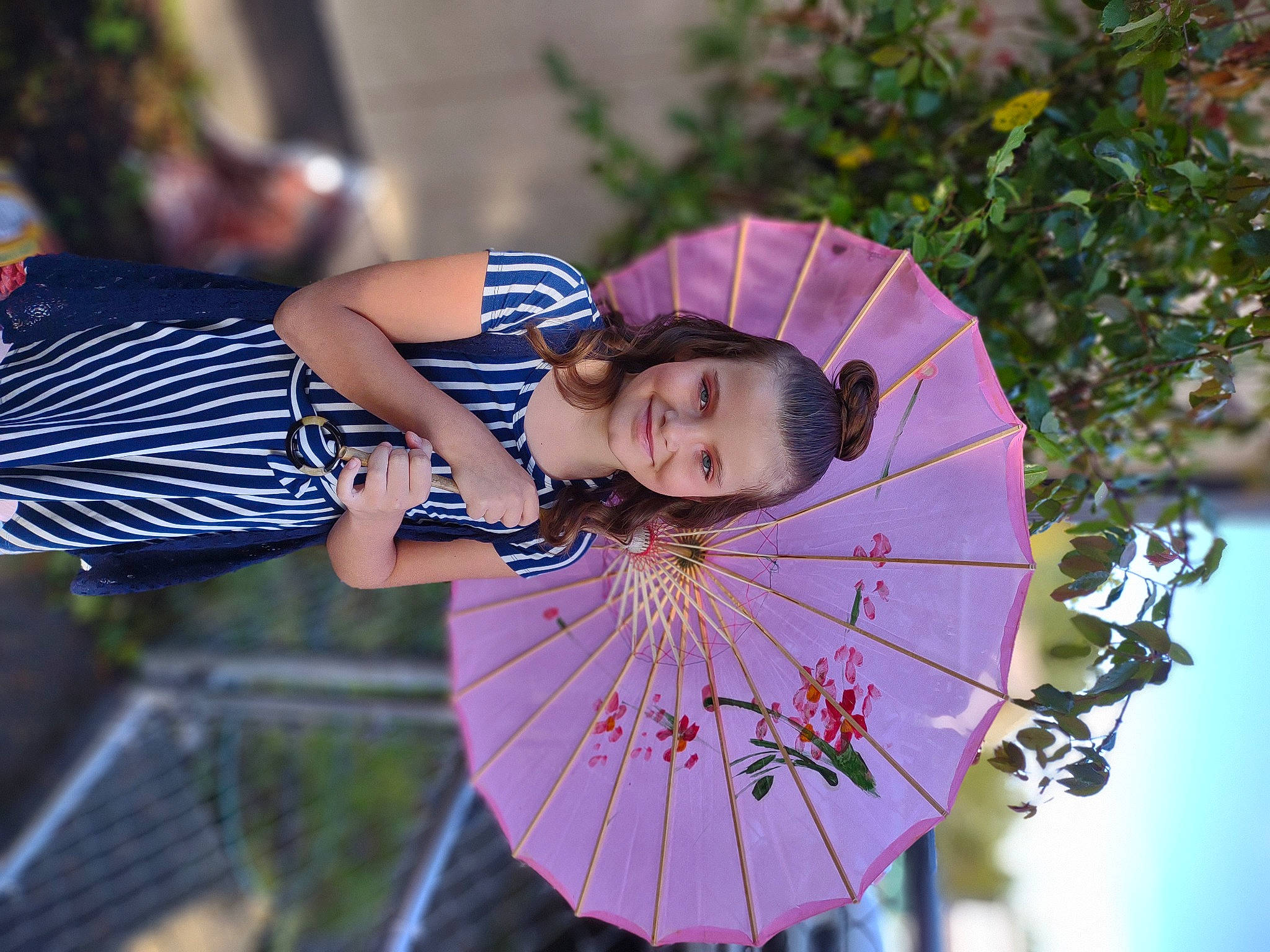 Maycee joined the competition — help win amazing prizes! black_hair, dress, electric_blue, event, fun, grass, happy, human_body, human_leg, joy, leisure, pattern, person, petal, plant, smile, spring, sunglasses, thigh, tree