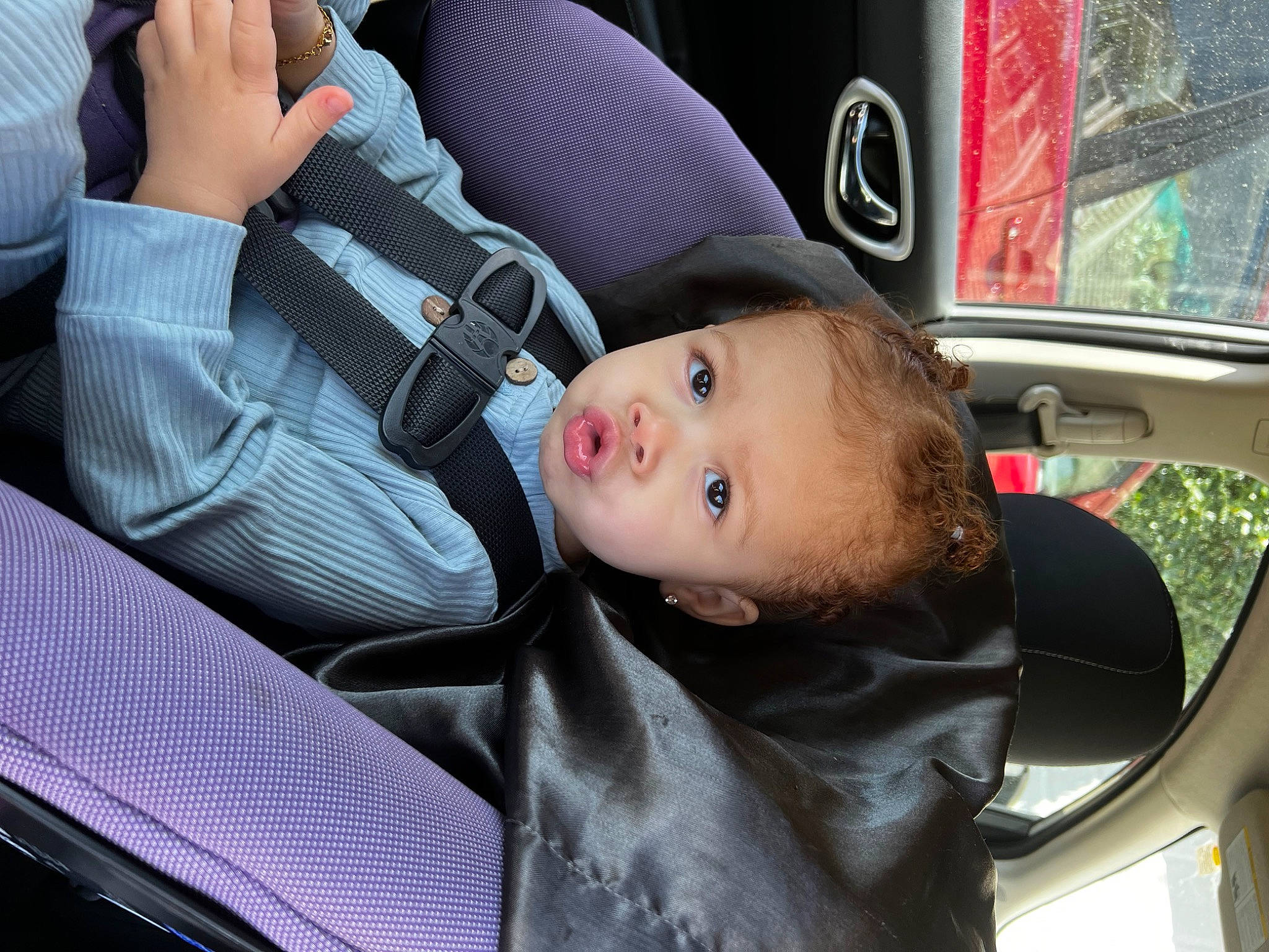 Angela joined the competition — help win amazing prizes! auto_part, automotive_design, automotive_exterior, car, car_seat, car_seat_cover, child, comfort, family_car, head_restraint, luxury_vehicle, mode_of_transport, motor_vehicle, passenger, person, seat_belt, toddler, vehicle, vehicle_door, window