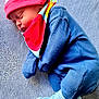 Archie joined the competition — help win amazing prizes! newborn, baby, sleeping, blue_outfit, hat, bib, socks, blanket, cozy, rest, infant, cute, soft, warm, child, portrait, lying_down, peaceful, indoor, knit
