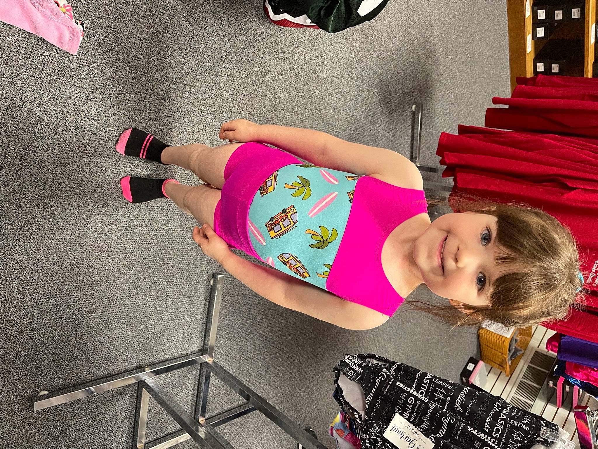 Haidyn joined the competition — help win amazing prizes! dress, fashion, happy, human, human_body, joint, joy, leg, magenta, material_property, people, person, photograph, pink, red, sandal, shoe, snapshot, street_fashion, textile