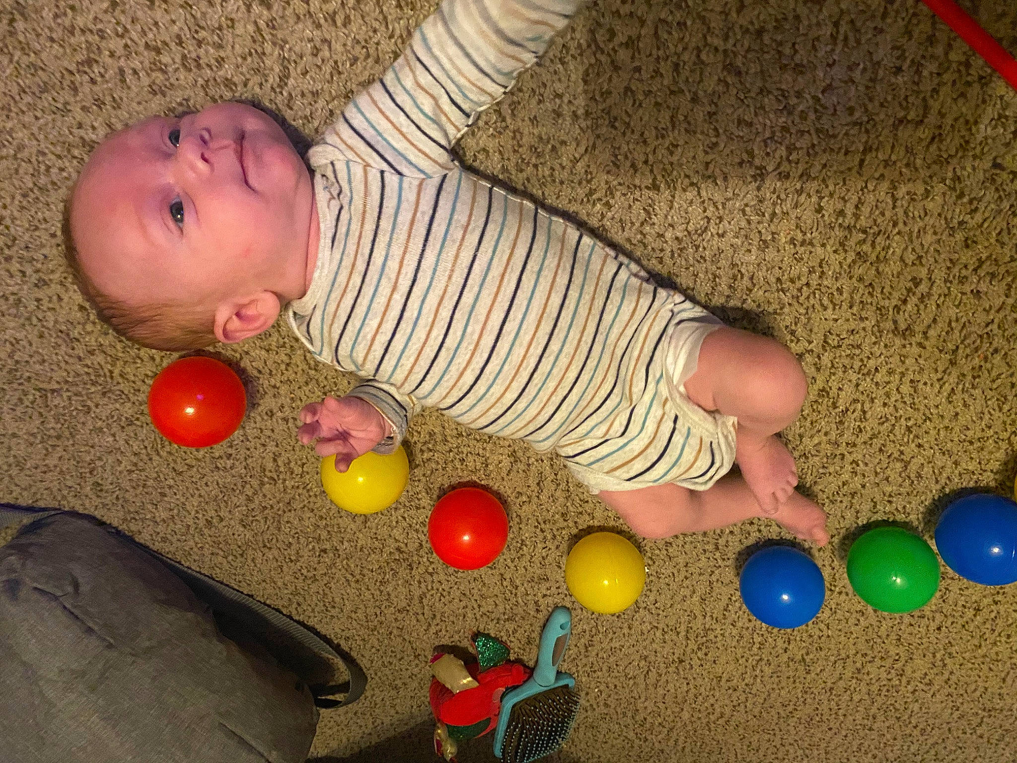 Branson is registered to the contest to win money with this photo: baby, baby_toys, child, fun, person, play, toddler