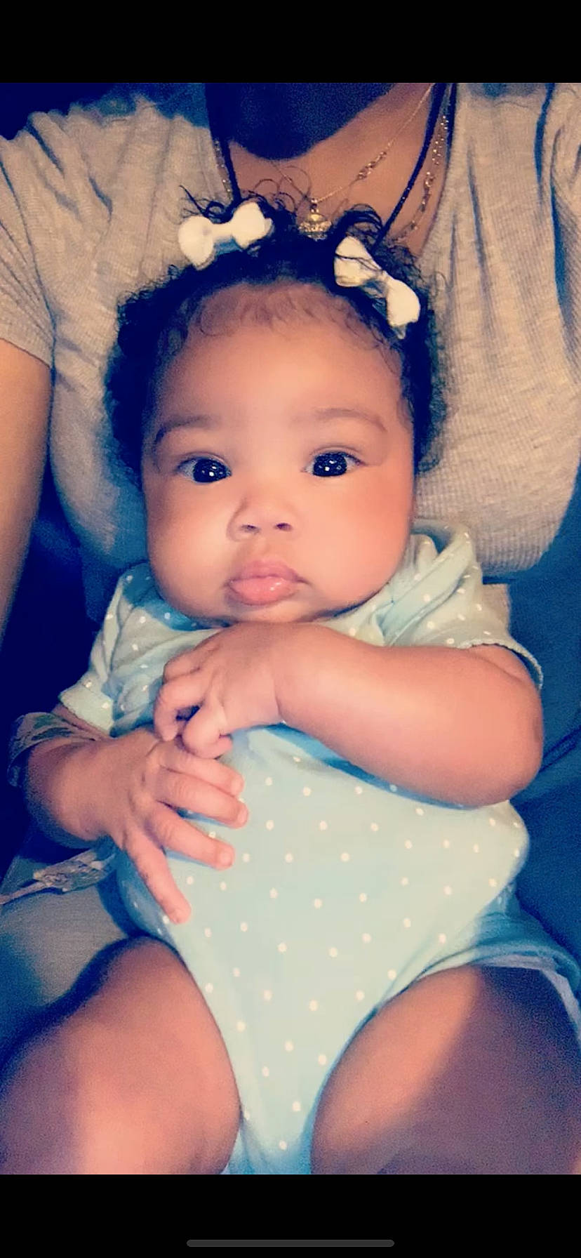 Azora joined the competition — help win amazing prizes! azure, baby_toddler_clothing, blue, cheek, eye, eyelash, face, finger, flash_photography, gesture, happy, head, human_body, iris, lip, mouth, neck, organ, person, shoulder