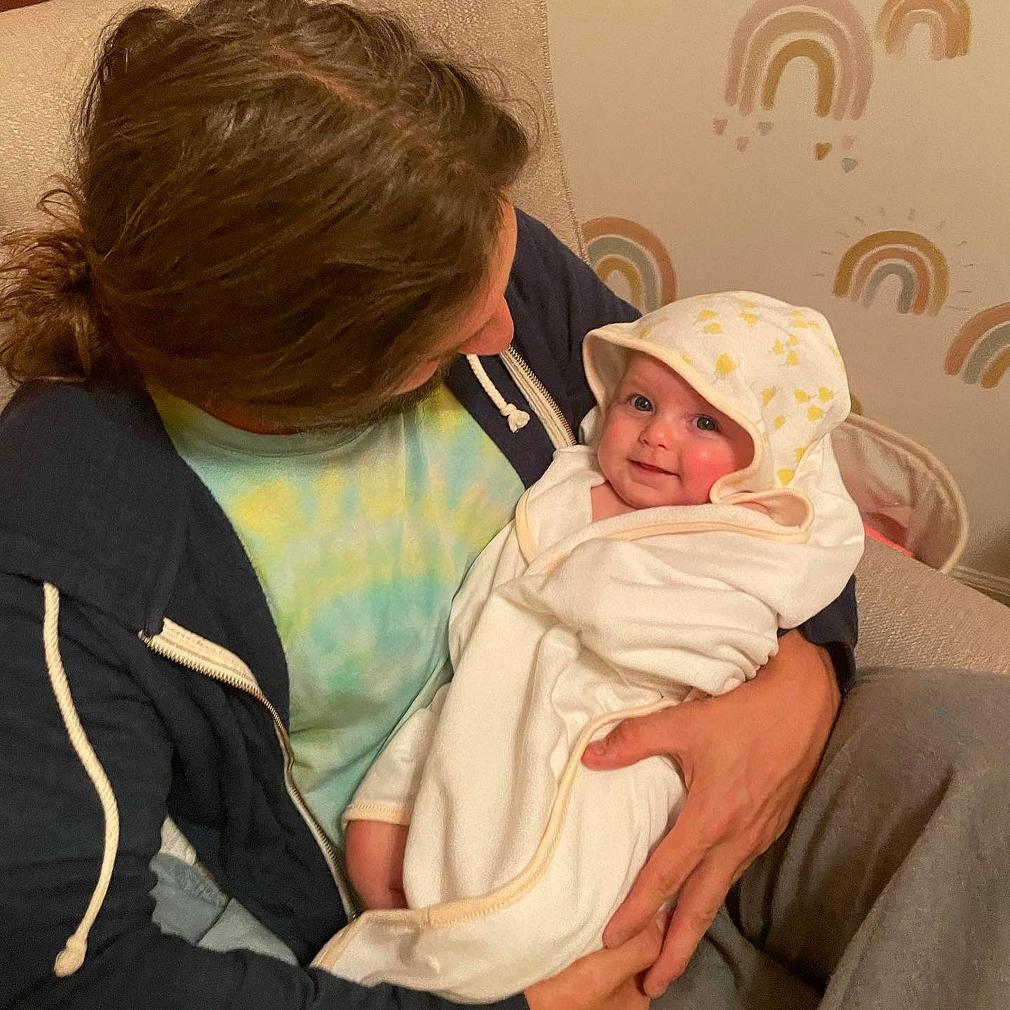 Tillie joined the competition — help win amazing prizes! baby, baby_products, baby_toddler_clothing, cheek, child, comfort, ear, event, hat, headwear, lap, linens, person, room, service, sitting, skin, smile, toddler, vacation