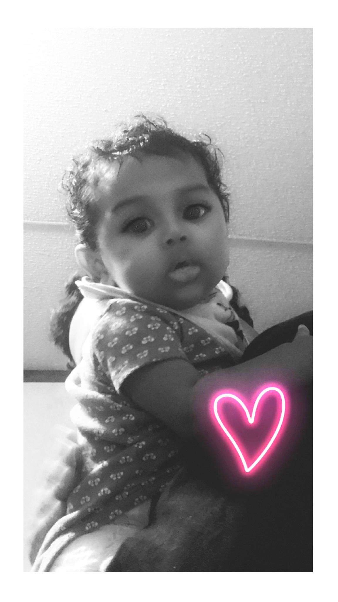 Jailee joined the competition — help win amazing prizes! baby, beauty, black, black_and_white, child, ear, face, fun, happy, head, love, monochrome_photography, person, photograph, photography, pink, smile, snapshot, stock_photography, toddler