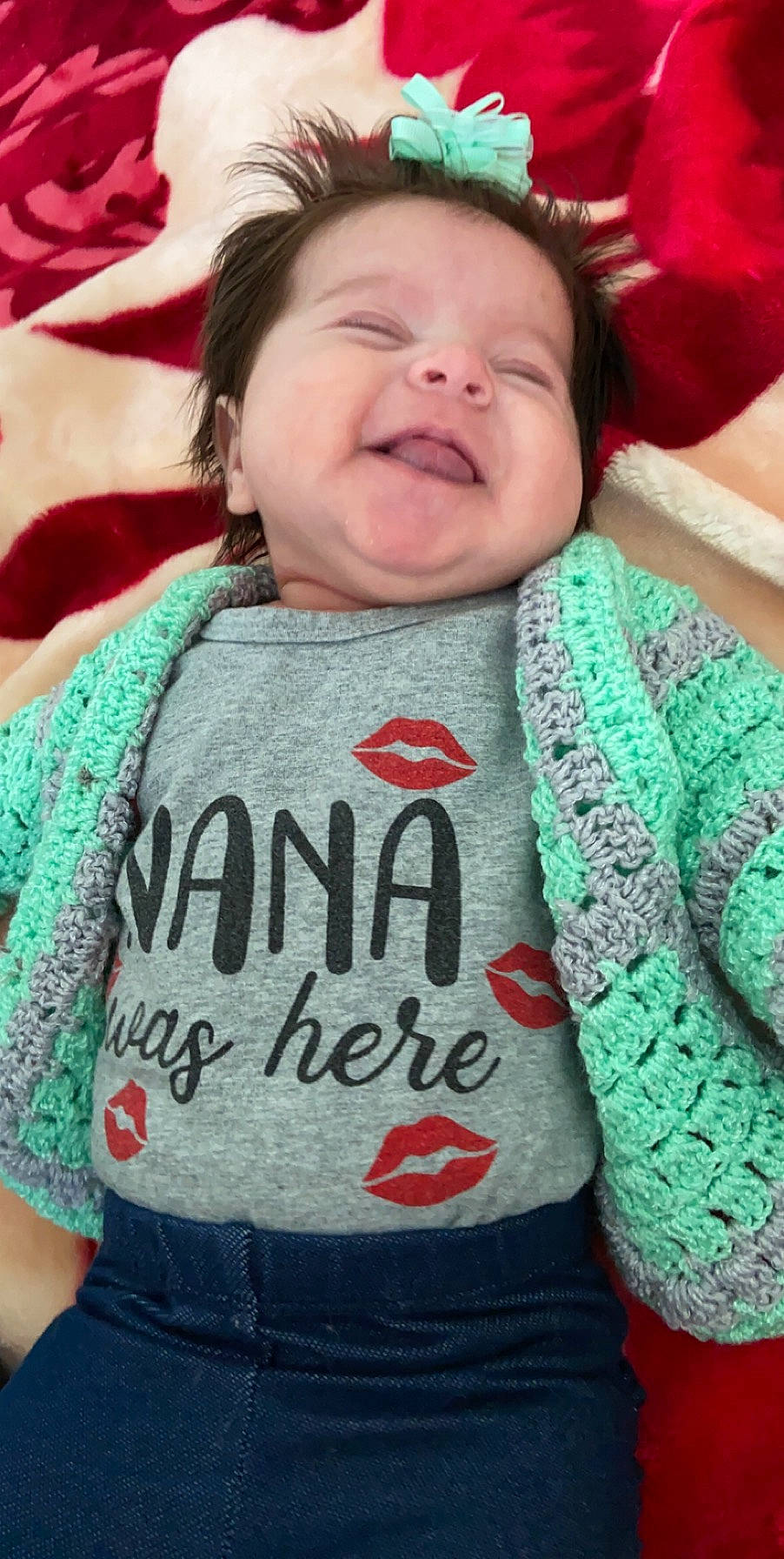 Anahi joined the competition — help win amazing prizes! art, baby, child, cool, crochet, hoodie, knitting, outerwear, person, sleeve, smile, sweater, toddler, top, wool, woolen