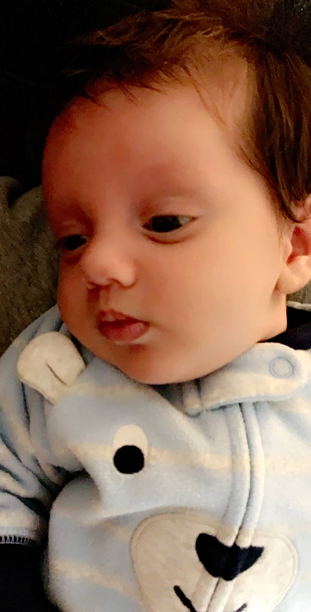 Raylan joined the competition — help win amazing prizes! baby, cheek, child, chin, ear, eye, face, forehead, head, lip, mouth, nose, person, skin, toddler