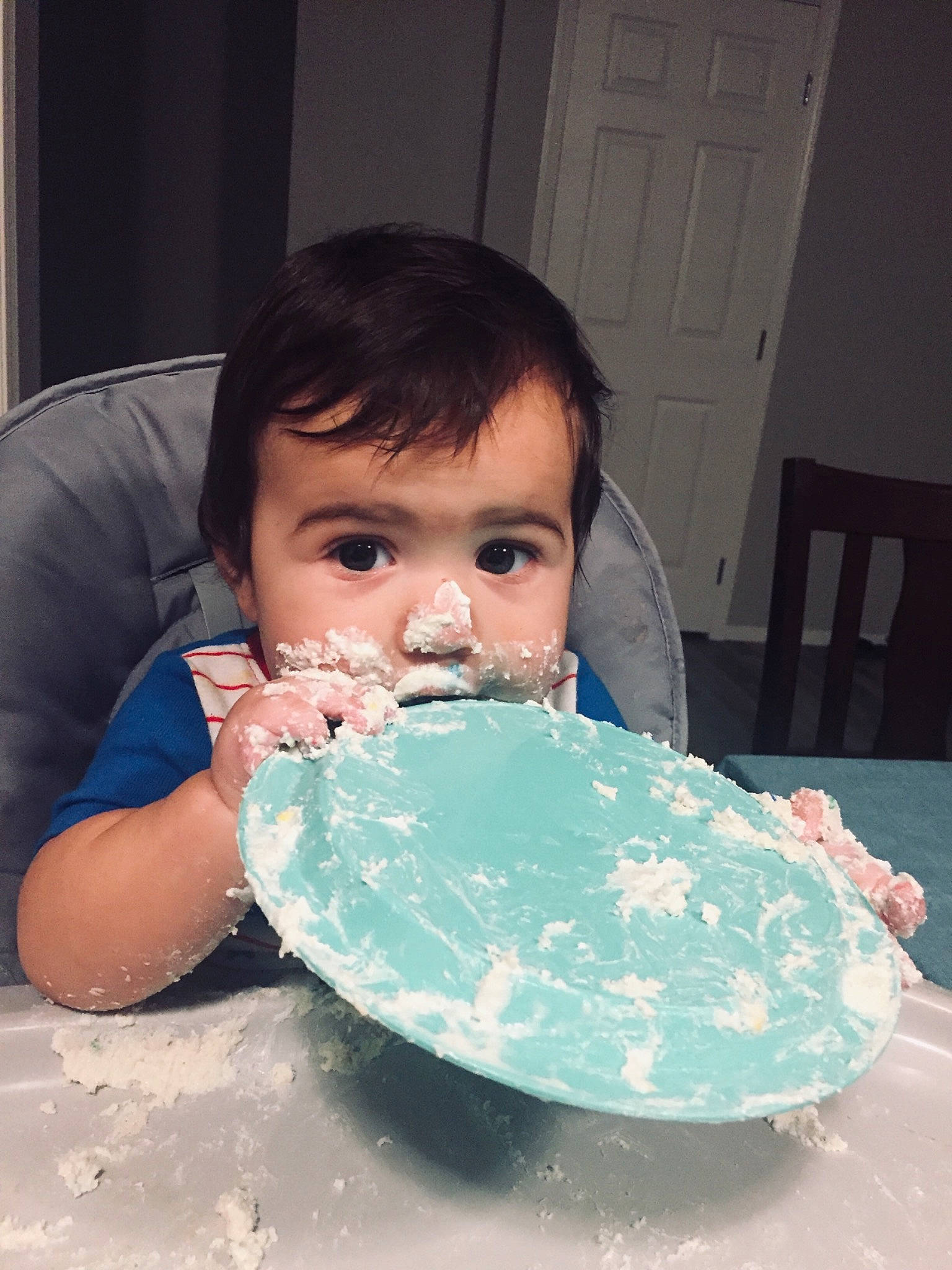 Nickolas joined the competition — help win amazing prizes! child, food, person, toddler, water