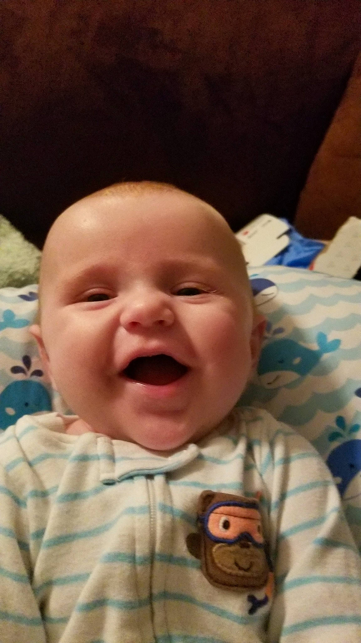 Cael joined the competition — help win amazing prizes! boy, cheek, child, chin, emotion, eye, face, facial_expression, finger, forehead, head, infant, laughter, lip, mouth, nose, person, skin, smile, toddler