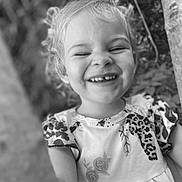 Adalynn is registered to the contest to win money with this photo: baby, babylaughing, blonde, blouse, bodypart, clothing, dress, face, hair, happy, head, laughing, mouth, person, photography, plant, portrait, smile, teeth, tree
