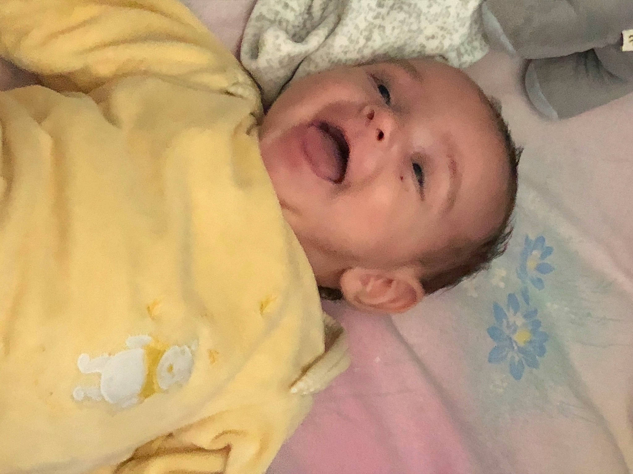 Tyam participe au concours pour gagner de l'argent avec cette photo : baby, bedtime, cheek, child, childbirth, eye, face, forehead, head, mouth, nose, person, skin, sleep, smile, toddler