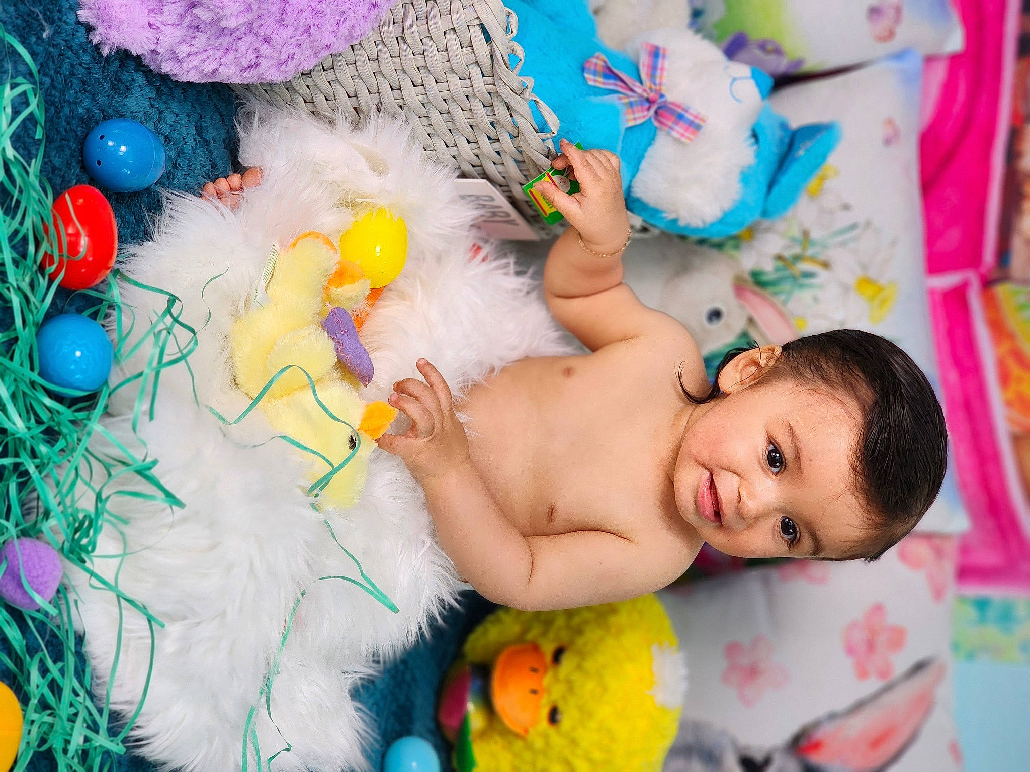 Gael joined the competition — help win amazing prizes! baby, baby_playing_with_toys, baby_products, baby_toddler_clothing, baby_toys, blue, child, event, fun, happy, person, pink, play, product, skin, smile, stuffed_toy, textile, toddler, toy