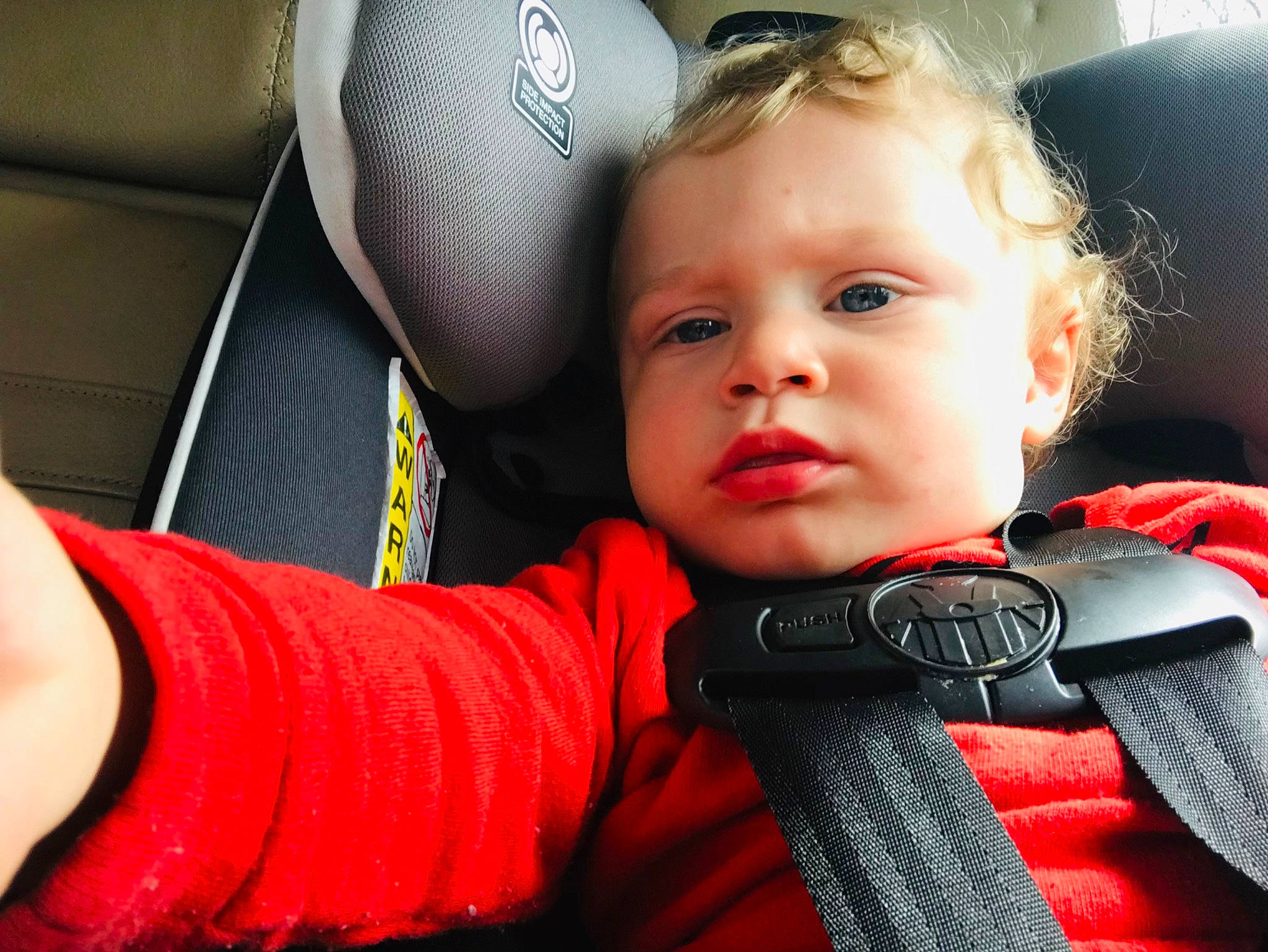 Zadrian joined the competition — help win amazing prizes! arm, automotive_design, baby, ball, car, car_seat, car_seat_cover, face, finger, flash_photography, gesture, hand, happy, head_restraint, person, product, sports_equipment, steering_wheel, thumb, toddler
