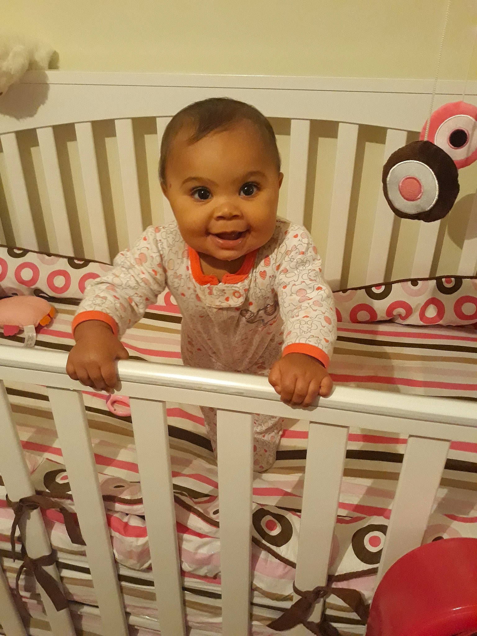 Sa'Riyah joined the competition — help win amazing prizes! baby, baby_products, baby_safety, child, furniture, infant_bed, joy, nursery, person, product, room, textile, toddler