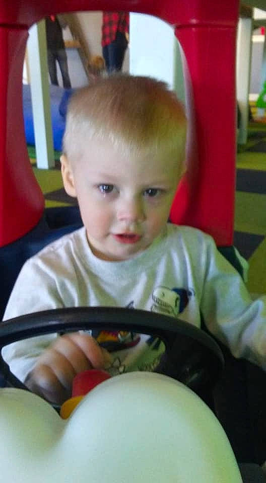 Jaden joined the competition — help win amazing prizes! baby, baby_products, baby_toddler_clothing, blond, cheek, child, chin, ear, eye, iris, nose, organ, person, plastic, play, sitting, skin, t_shirt, toddler