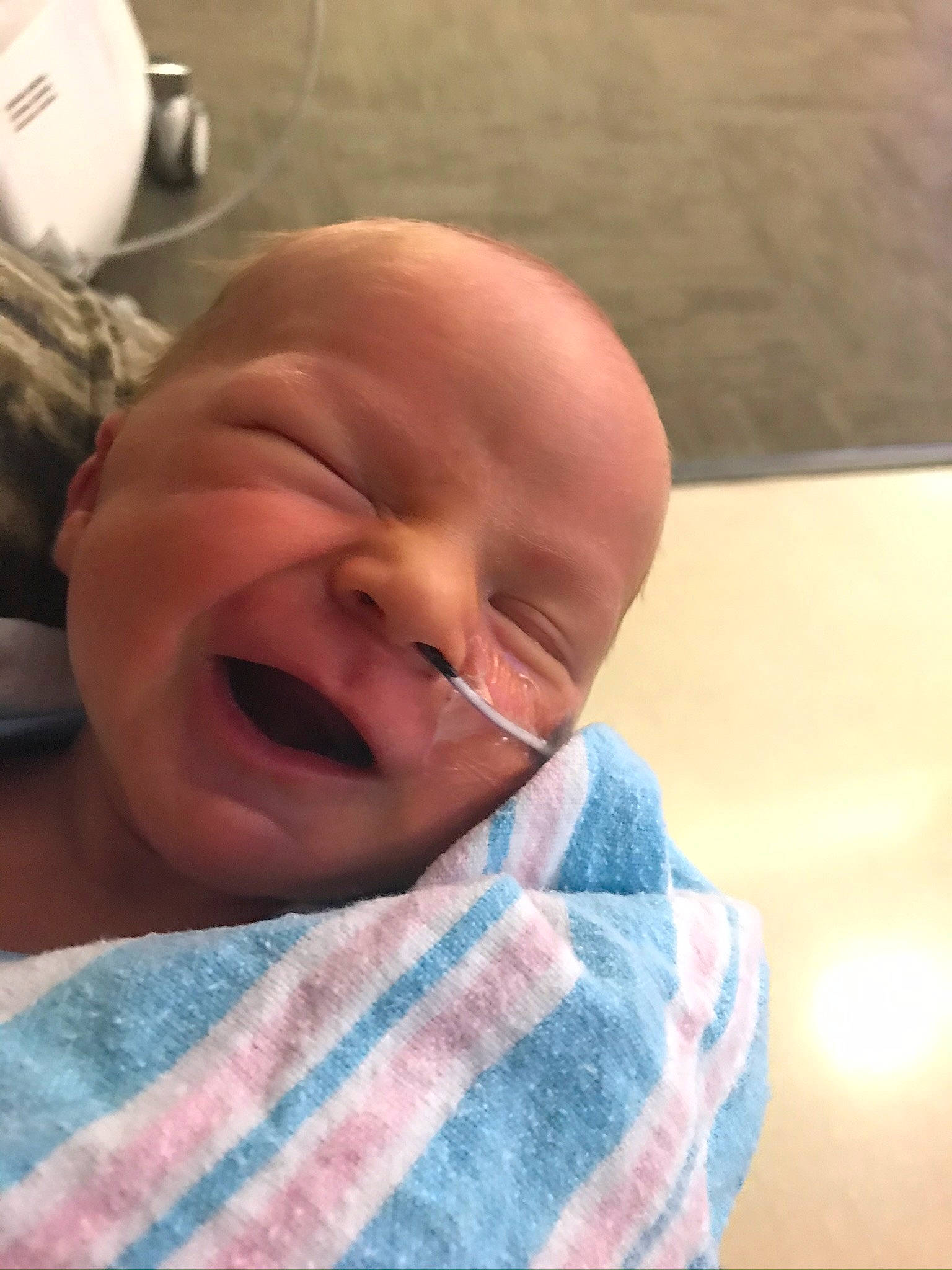 Breklen is registered to the contest to win money with this photo: baby, birth, cheek, child, ear, face, facial_expression, head, mouth, nose, person, skin, smile, toddler