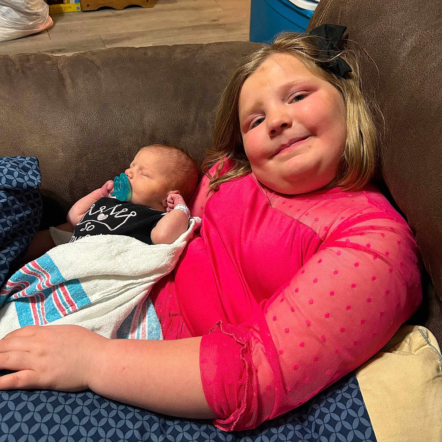 Novalee And Victoria joined the competition — help win amazing prizes! accessories, baby, blanket, child, clothing, couch, cushion, face, female, furniture, girl, head, homedecor, newborn, person, photography, portrait, quilt, sleeping, t_shirt
