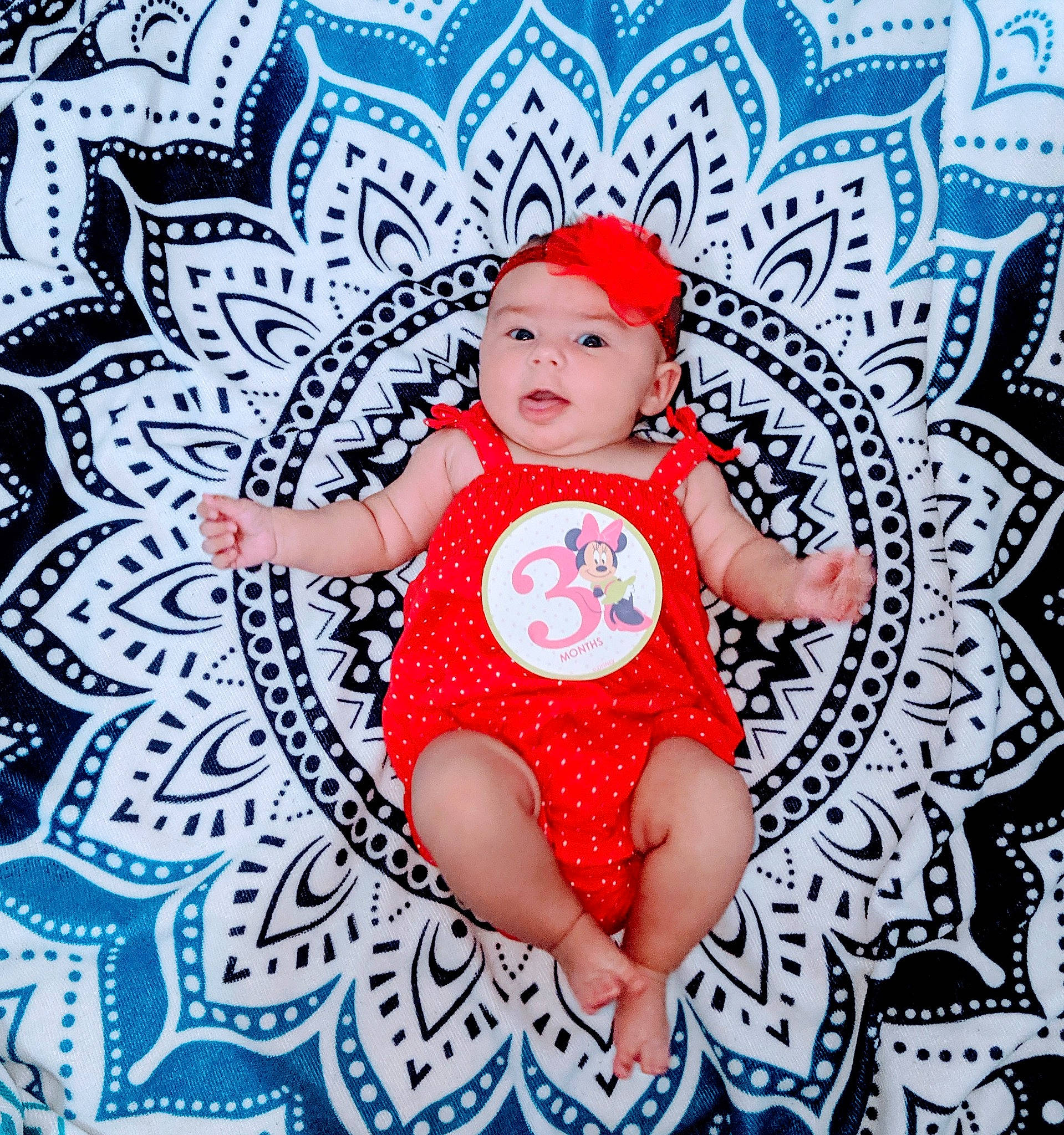 Haylie a rejoint le concours — aidez-le/la à gagner de superbes lots ! baby, baby_toddler_clothing, child, design, headgear, pattern, person, photography, product, textile, toddler, turquoise, visual_arts