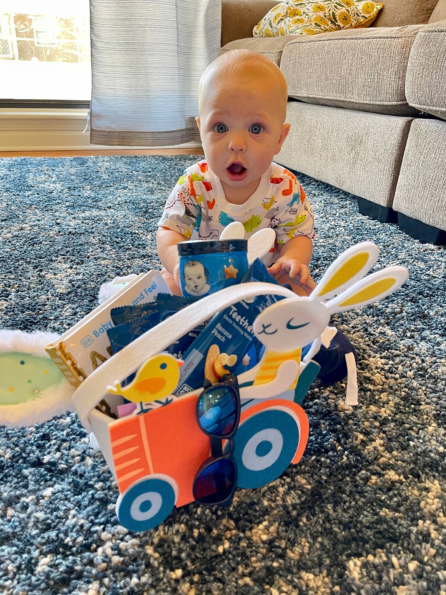 Mason is registered to the contest to win money with this photo: baby, baby_playing_with_toys, baby_products, baby_toddler_clothing, child, comfort, fun, happy, head, person, plastic, play, riding_toy, rolling, sitting, smile, surprise, tire, toddler, toy