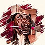 Naya participe au concours pour gagner de l'argent avec cette photo : animal, art, bodypart, brush, canine, device, dog, face, head, hound, labradorretriever, painting, person, pet, photography, pointer, portrait, puppy, snout, tool